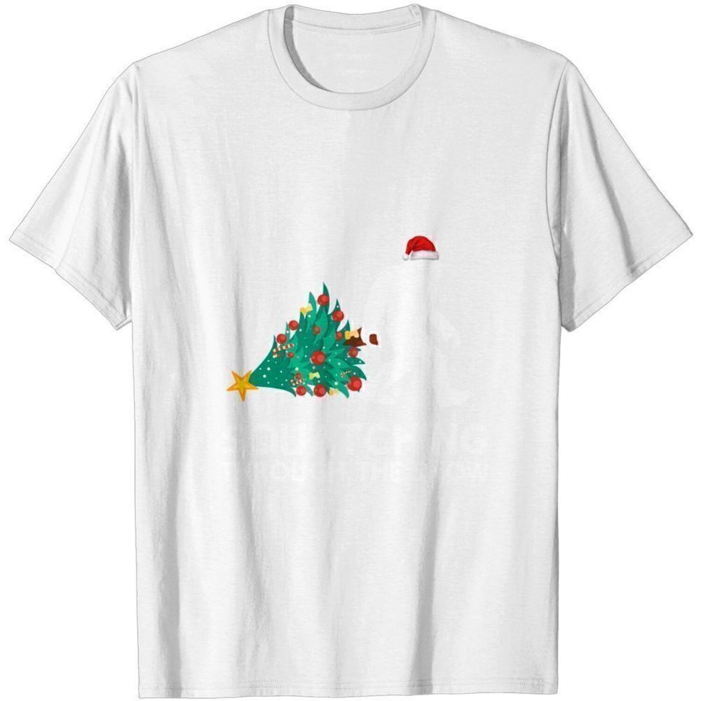 Sasquatch Christmas Funny Bigfoot Holiday Graphic Unisex T-Shirt